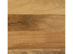 Mesa de centro marrón 80x50x40 cm madera maciza mango