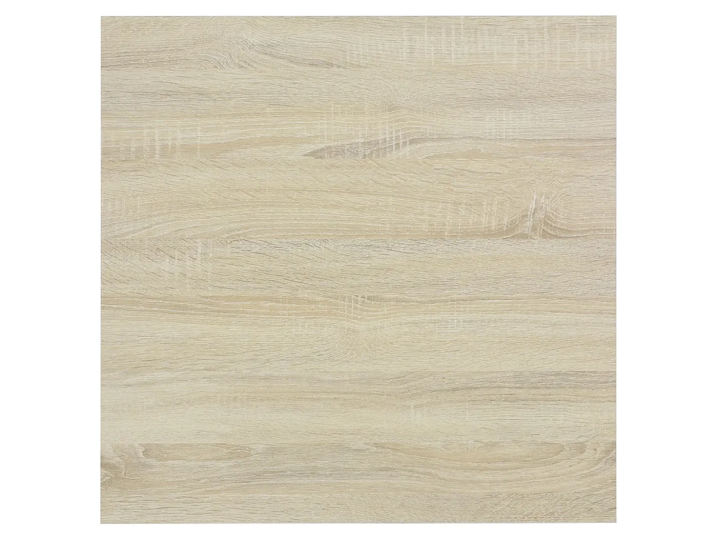 Mesa de centro moderna MDF madera de roble con patas de metal blancas 65 x 40 cm