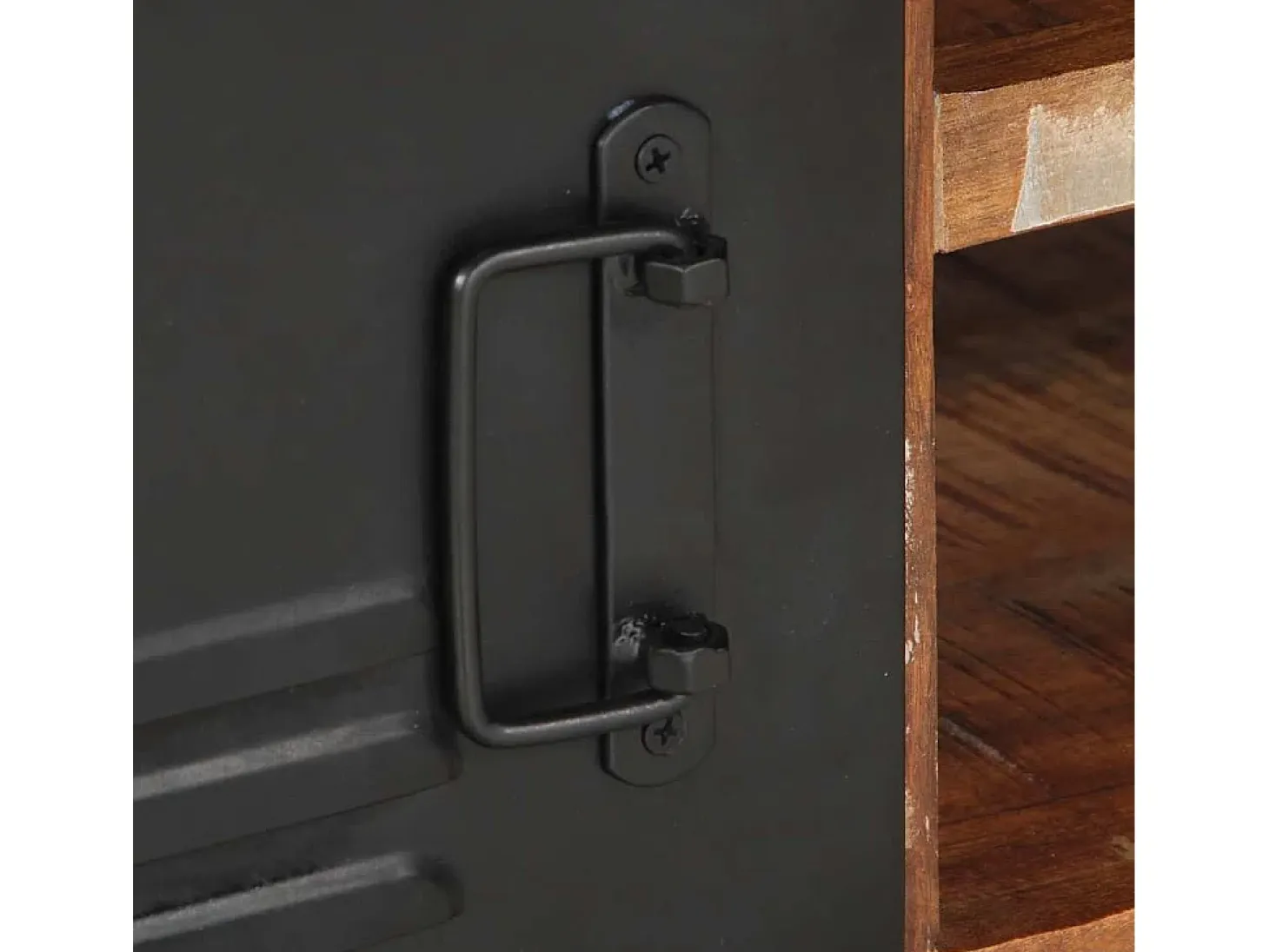 Mesa de centro multicolor 90x50x36 cm madera maciza reciclada