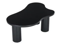 Mesa de centro negra en forma de nube - Madera MDF y PVC