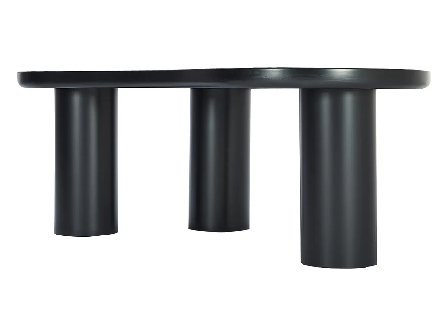 Mesa de centro negra en forma de nube - Madera MDF y PVC