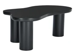 Mesa de centro negra en forma de nube - Madera MDF y PVC