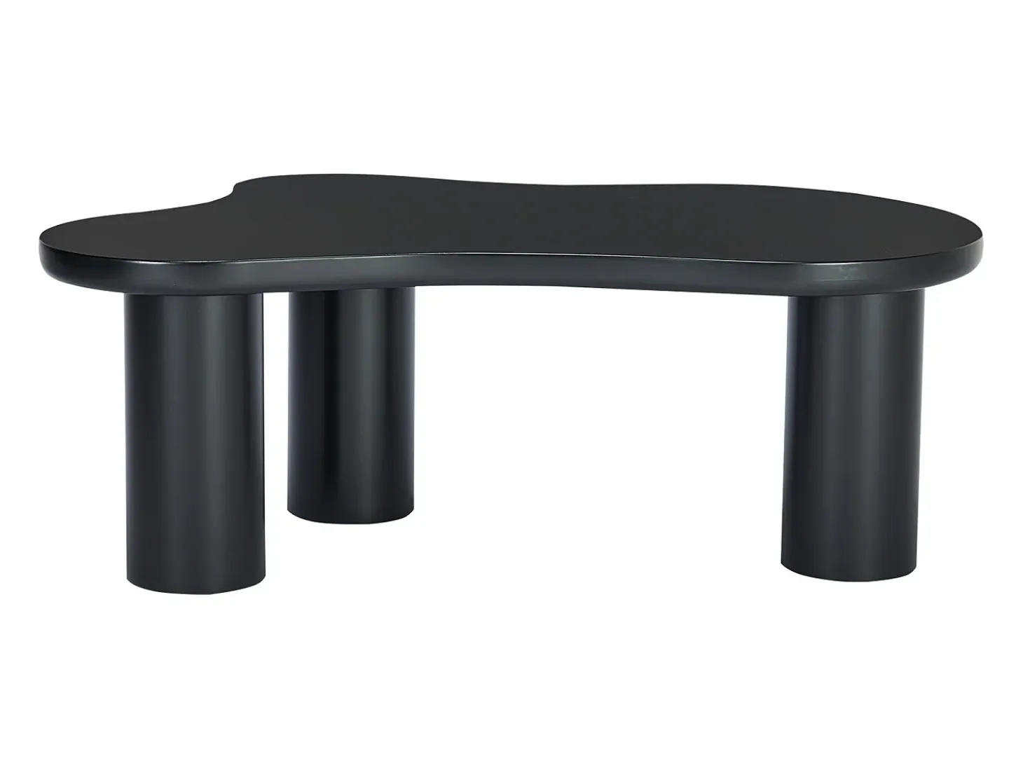 Mesa de centro negra en forma de nube - Madera MDF y PVC