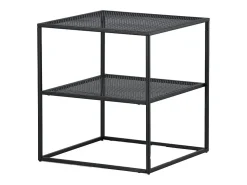 Mesa de centro Netz, mesa auxiliar negra.