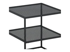 Mesa de centro Netz, mesa auxiliar negra.