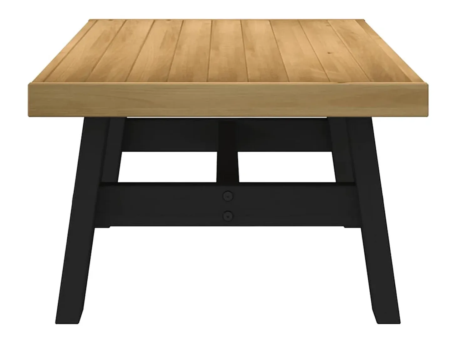 Mesa de centro NOAIN patas en A madera maciza pino 120x60x40 cm