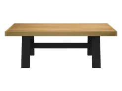 Mesa de centro NOAIN patas en A madera maciza pino 120x60x40 cm
