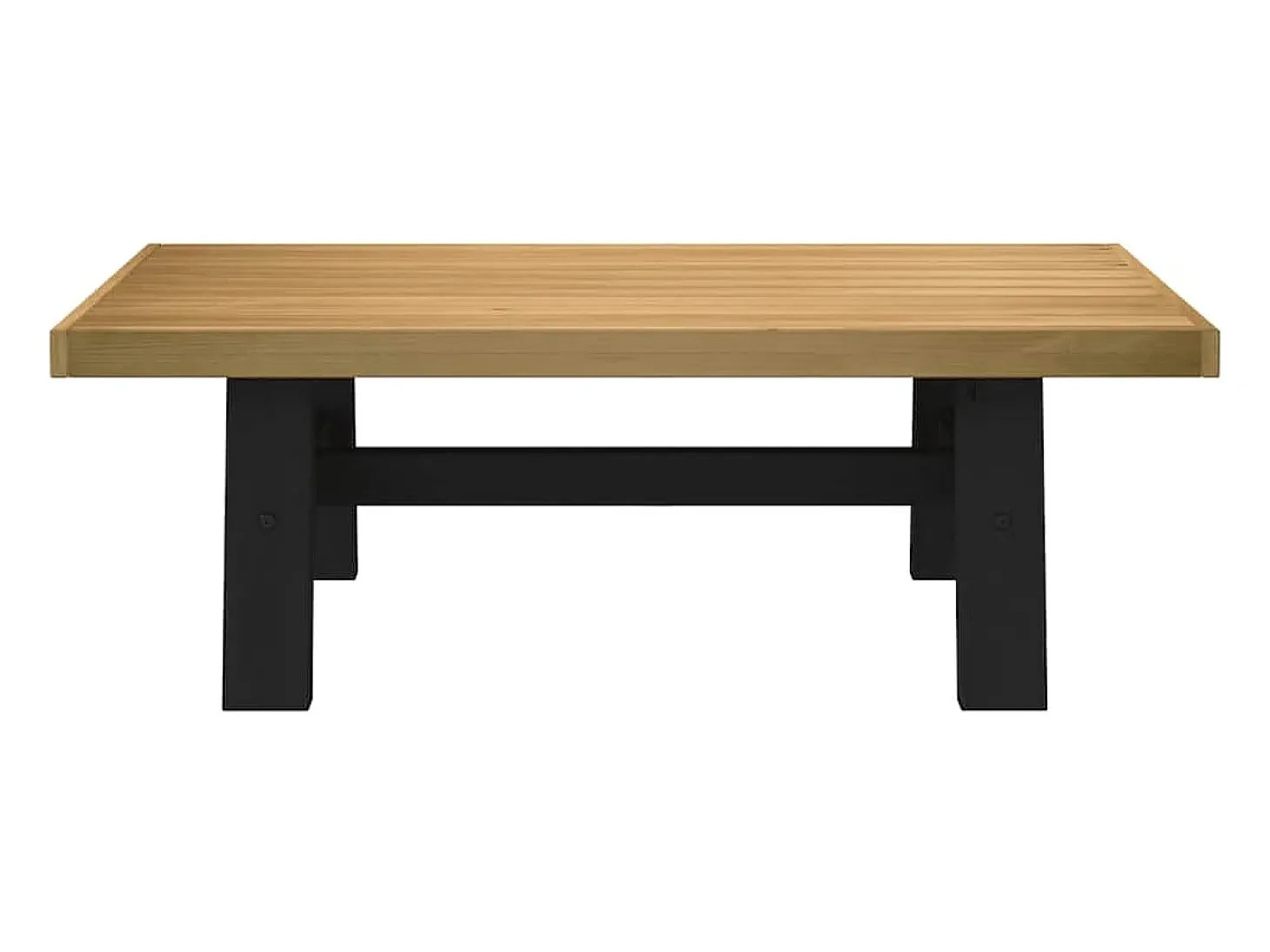 Mesa de centro NOAIN patas en A madera maciza pino 120x60x40 cm