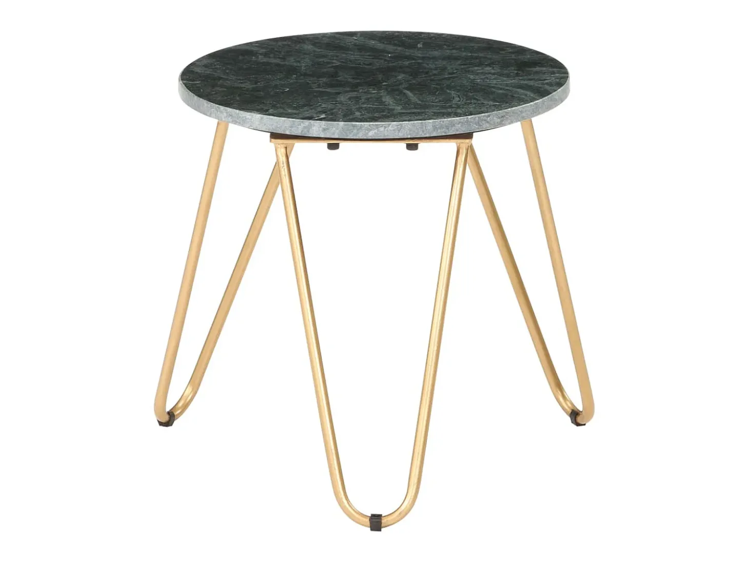 Mesa de centro piedra real textura de mármol verde 40x40x40 cm