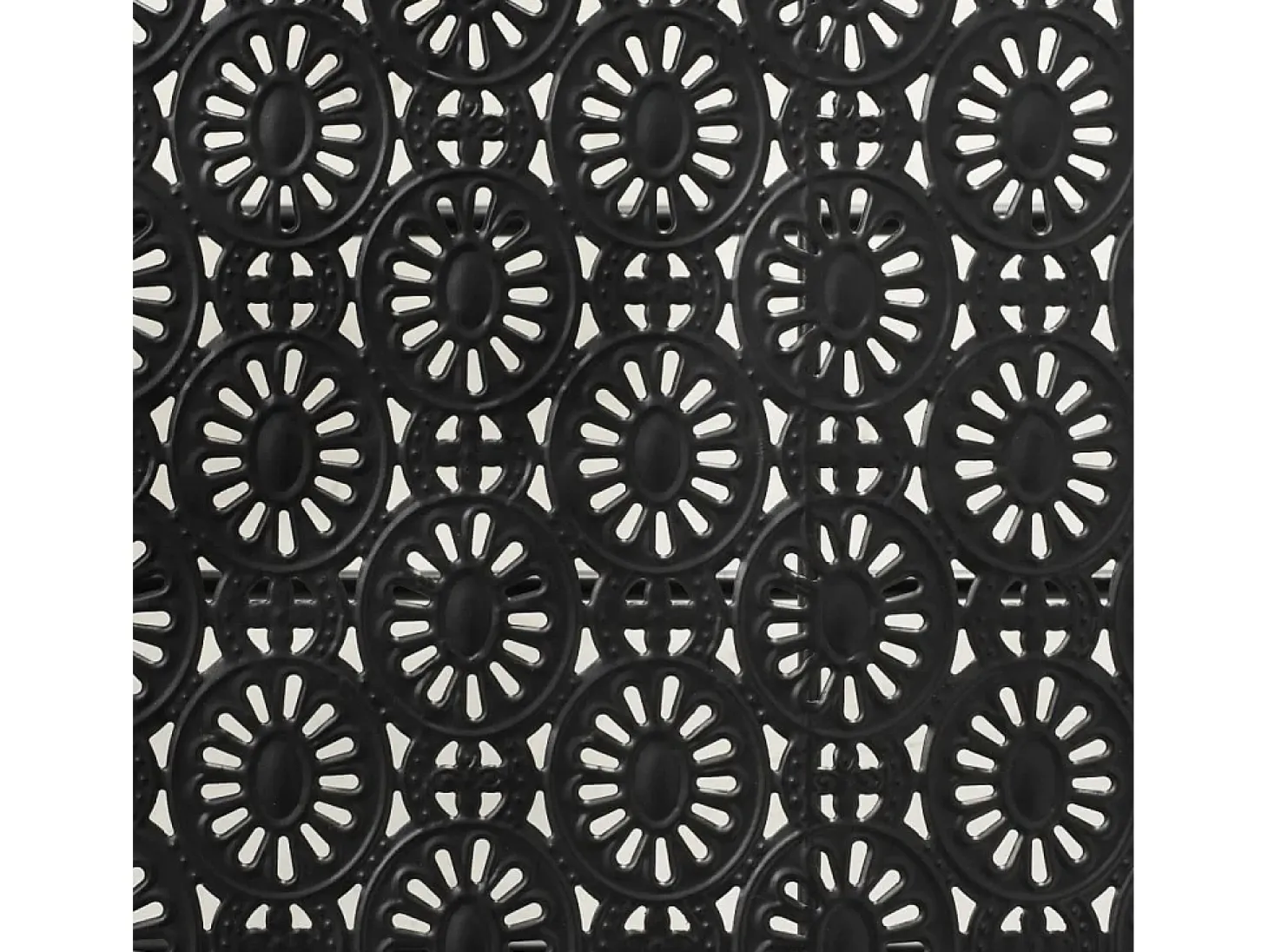 Mesa de centro plegable estilo vintage metal 100x50x45 cm negro