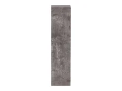 Mesa de centro Ramsvik, pedestal, mesa auxiliar gris.