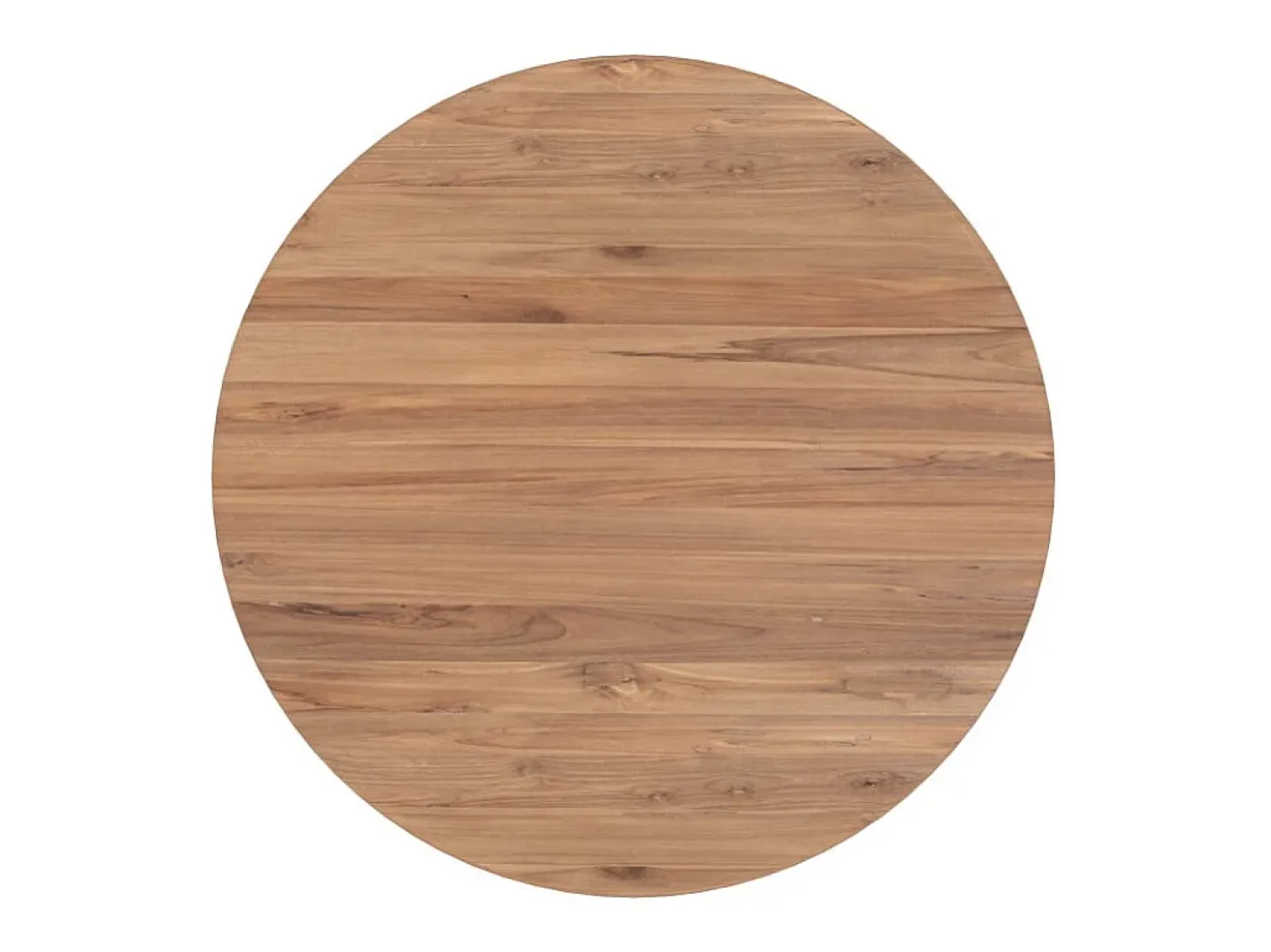Mesa de centro redonda de madera de teca D80 cm - Bana