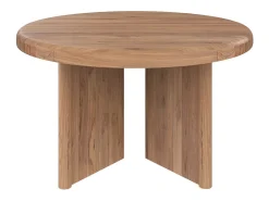 Mesa de centro redonda de madera de teca D80 cm - Bana