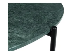 Mesa de centro redonda de mármol verde 90 cm diám. BUMCELLO