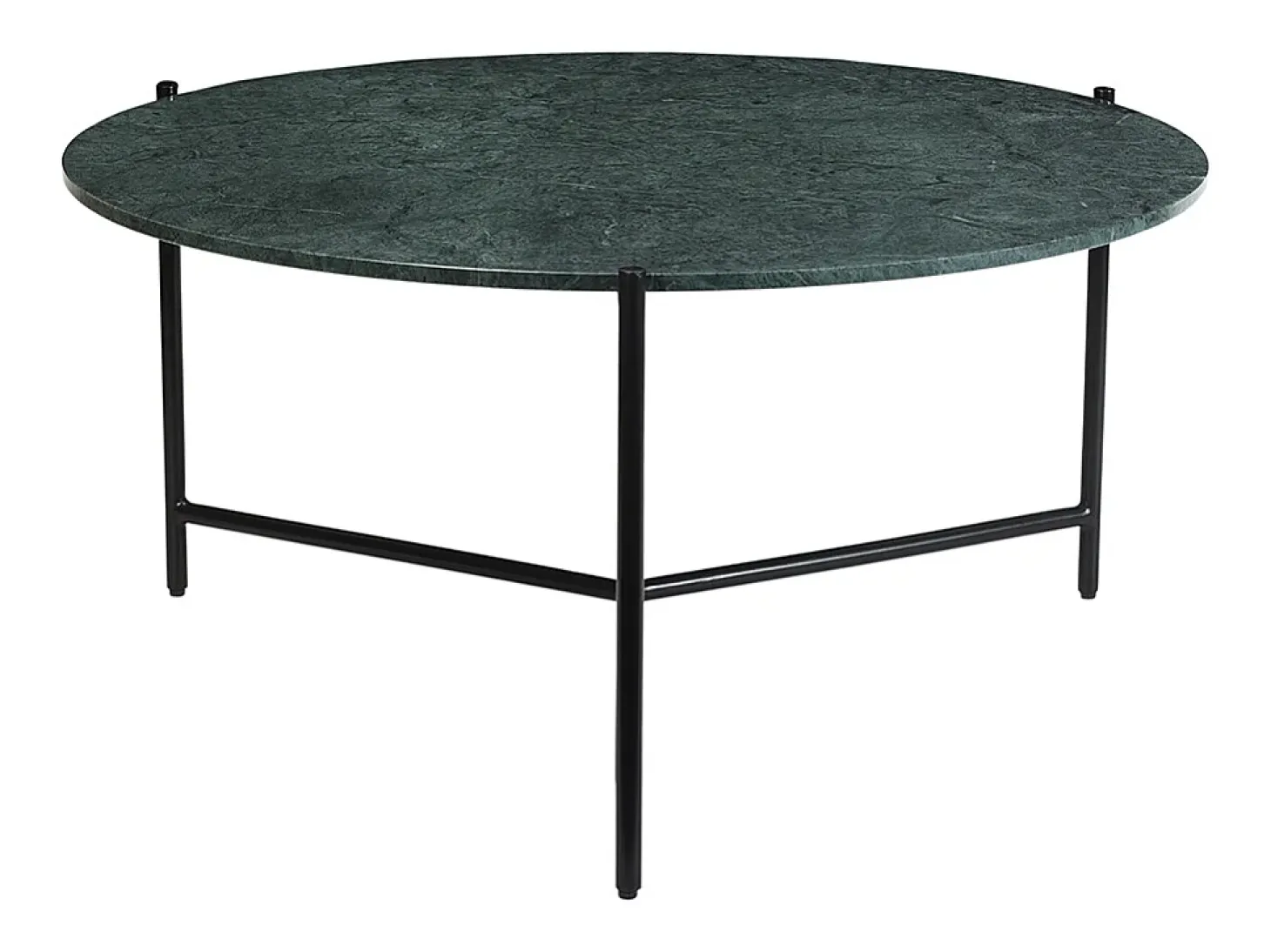 Mesa de centro redonda de mármol verde 90 cm diám. BUMCELLO