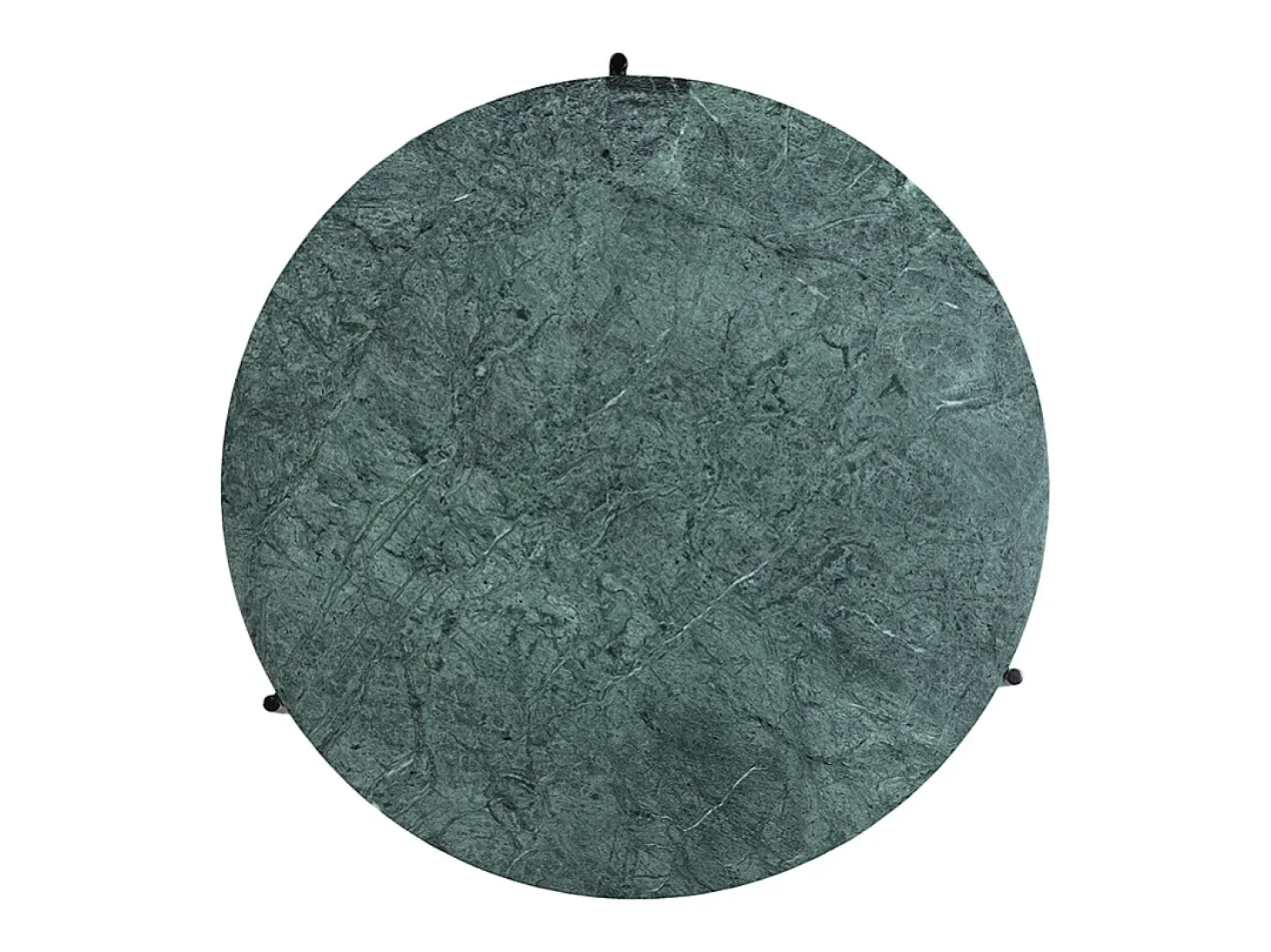 Mesa de centro redonda de mármol verde 90 cm diám. BUMCELLO