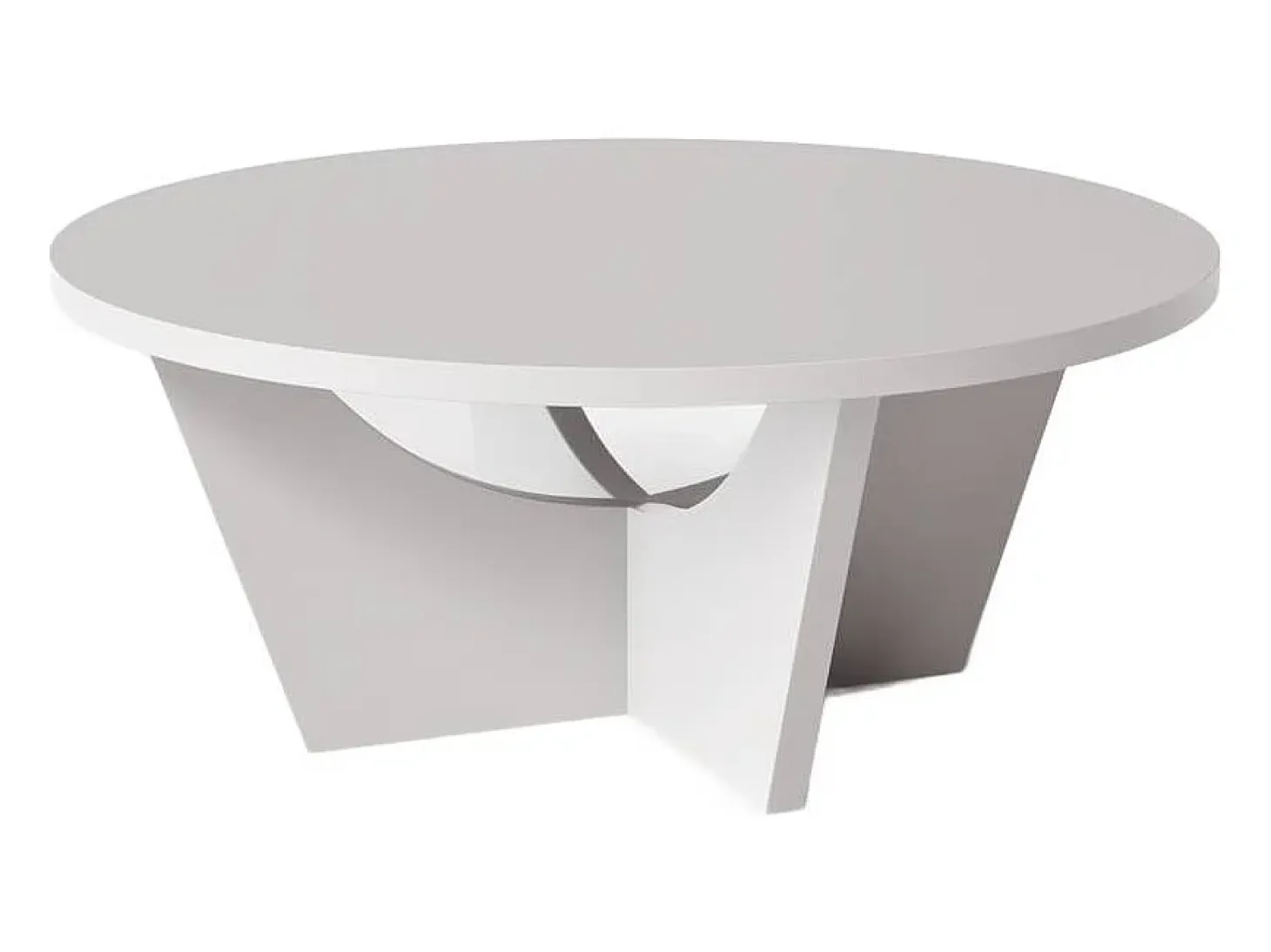 Mesa de centro redonda TORI Ø90 cm Gris