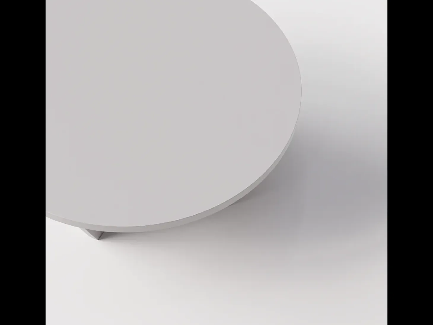 Mesa de centro redonda TORI Ø90 cm Gris