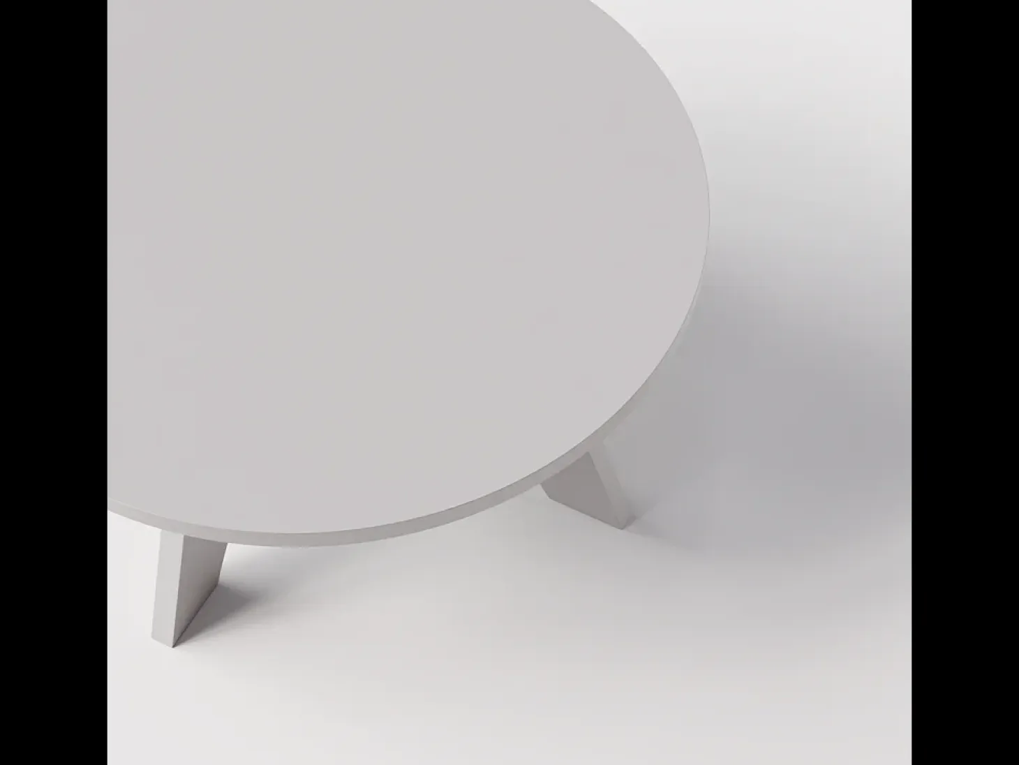 Mesa de centro redonda YUKO Ø90 cm Gris