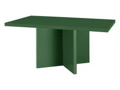 Mesa de centro tablero laminado de 3cm verde cedar 100x60cm- HECHO EN ESPAÑA