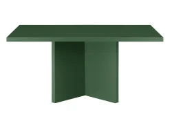 Mesa de centro tablero laminado de 3cm verde cedar 100x60cm- HECHO EN ESPAÑA