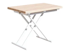 Mesa de centro Up & Down elevable y extensible 4 posiciones 49-76x100x50 cm Adec