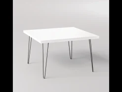 Mesa de centro VIDA 68 x 68 cm para salón, habitación Blanco