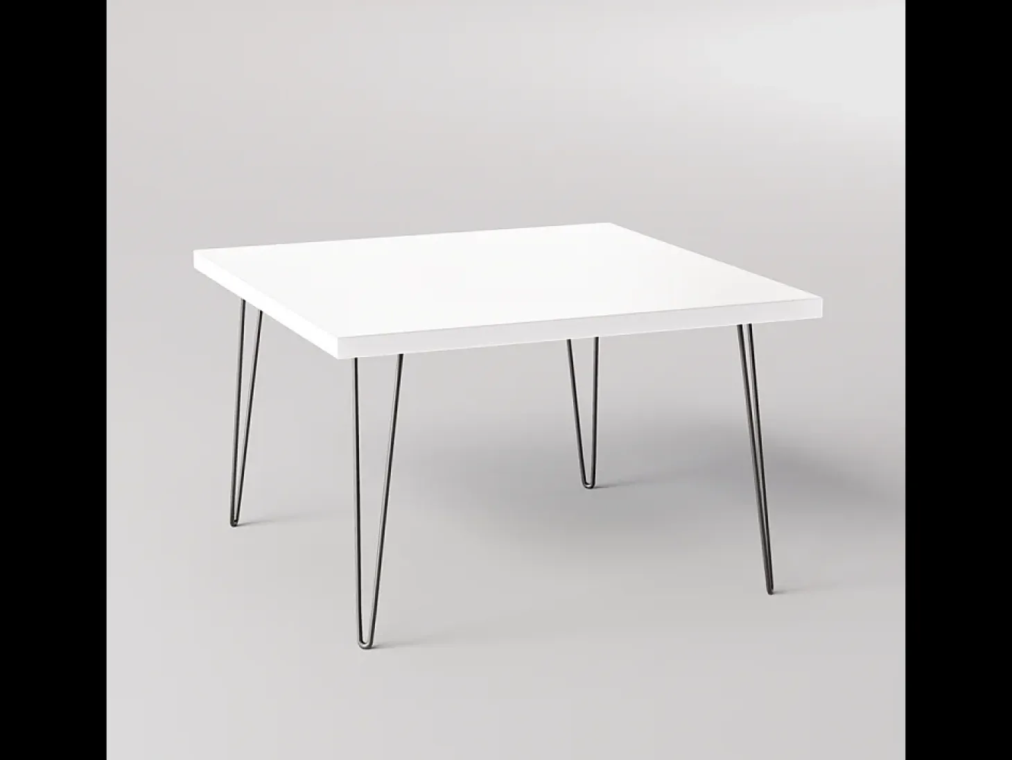 Mesa de centro VIDA 68 x 68 cm para salón, habitación Blanco