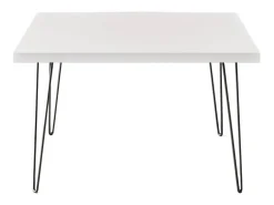Mesa de centro VIDA 68 x 68 cm para salón, habitación Blanco