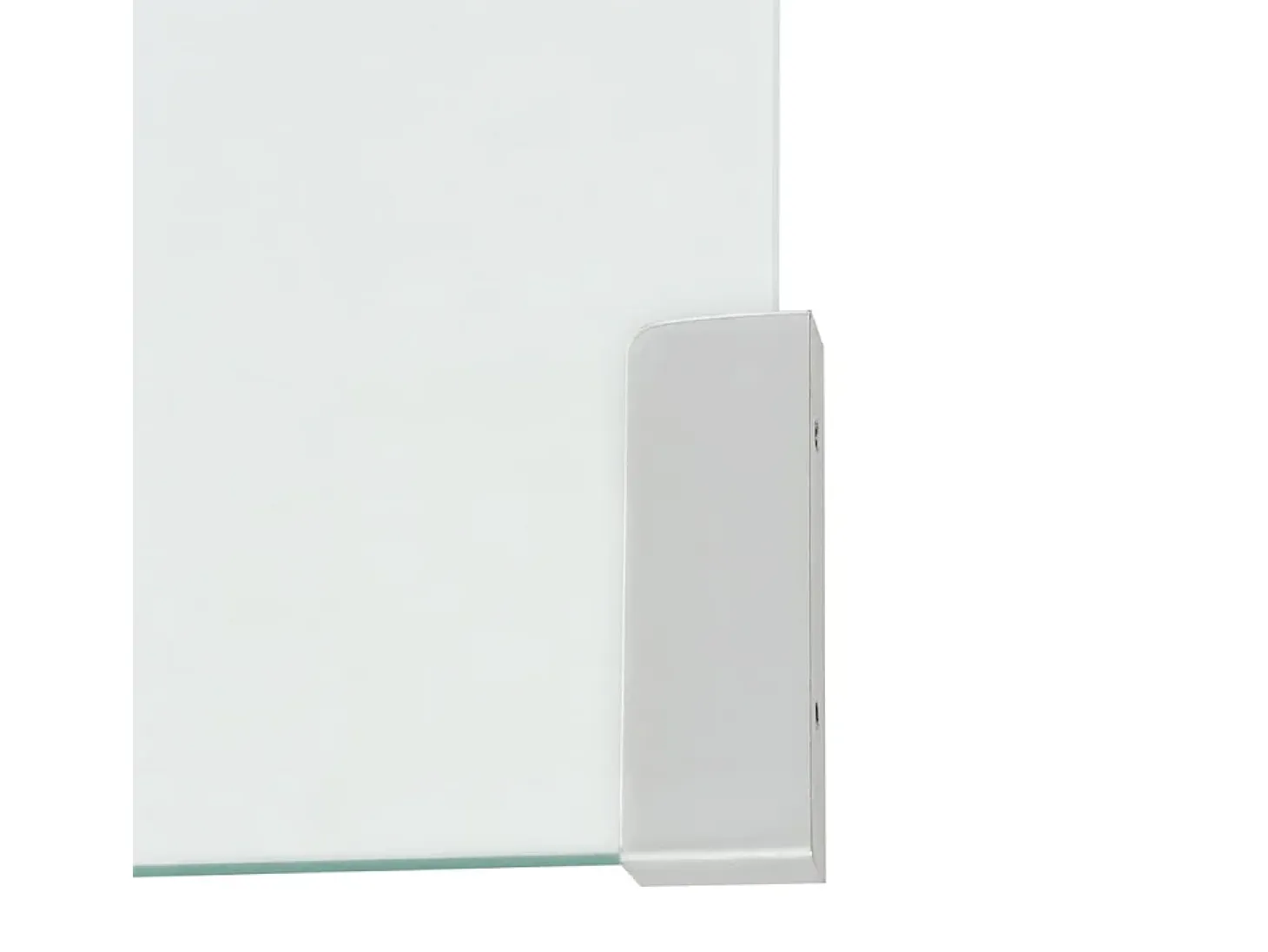 Mesa de centro vidrio templado 49,5x50x45 cm claro