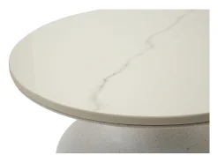 Mesa de Centro VKH526, Blanco, 40x40x47 cm, Kendra Home