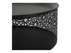 Mesa de Centro VKH523, Negro, 35x35x50 cm, Kendra Home