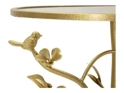 Mesa de Centro VKH804, Oro, 38x38x60 cm, Kendra Home