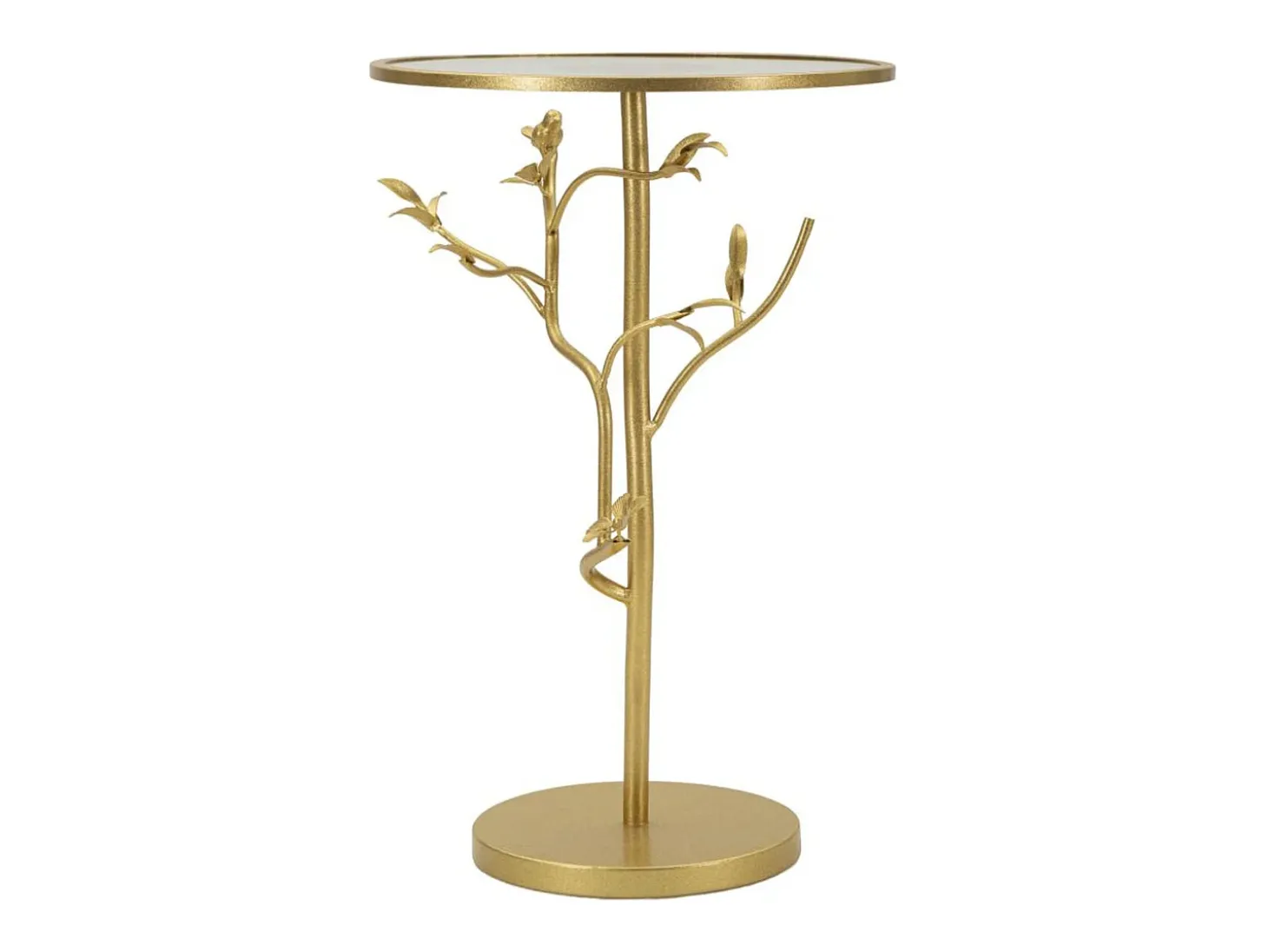 Mesa de Centro VKH804, Oro, 38x38x60 cm, Kendra Home