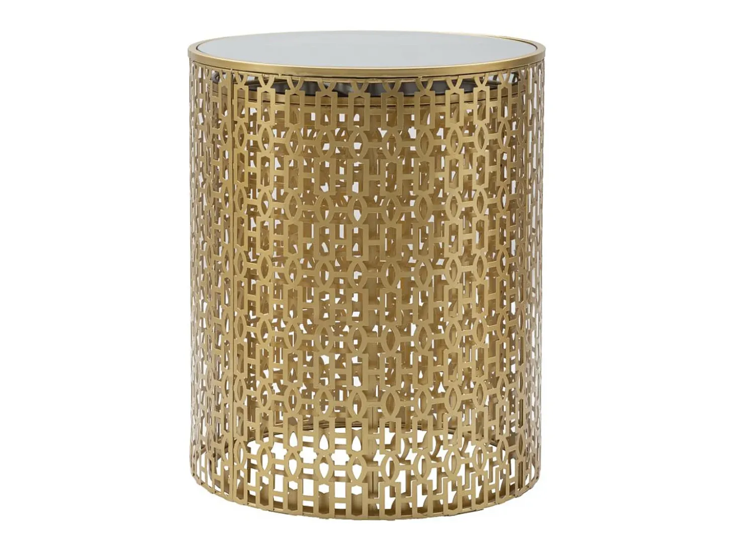 Mesa de Centro VKH540, Oro, 41x41x50 cm, Kendra Home
