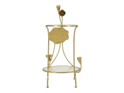 Mesa de Centro VKH803, Oro, 40x40x78 cm, Kendra Home