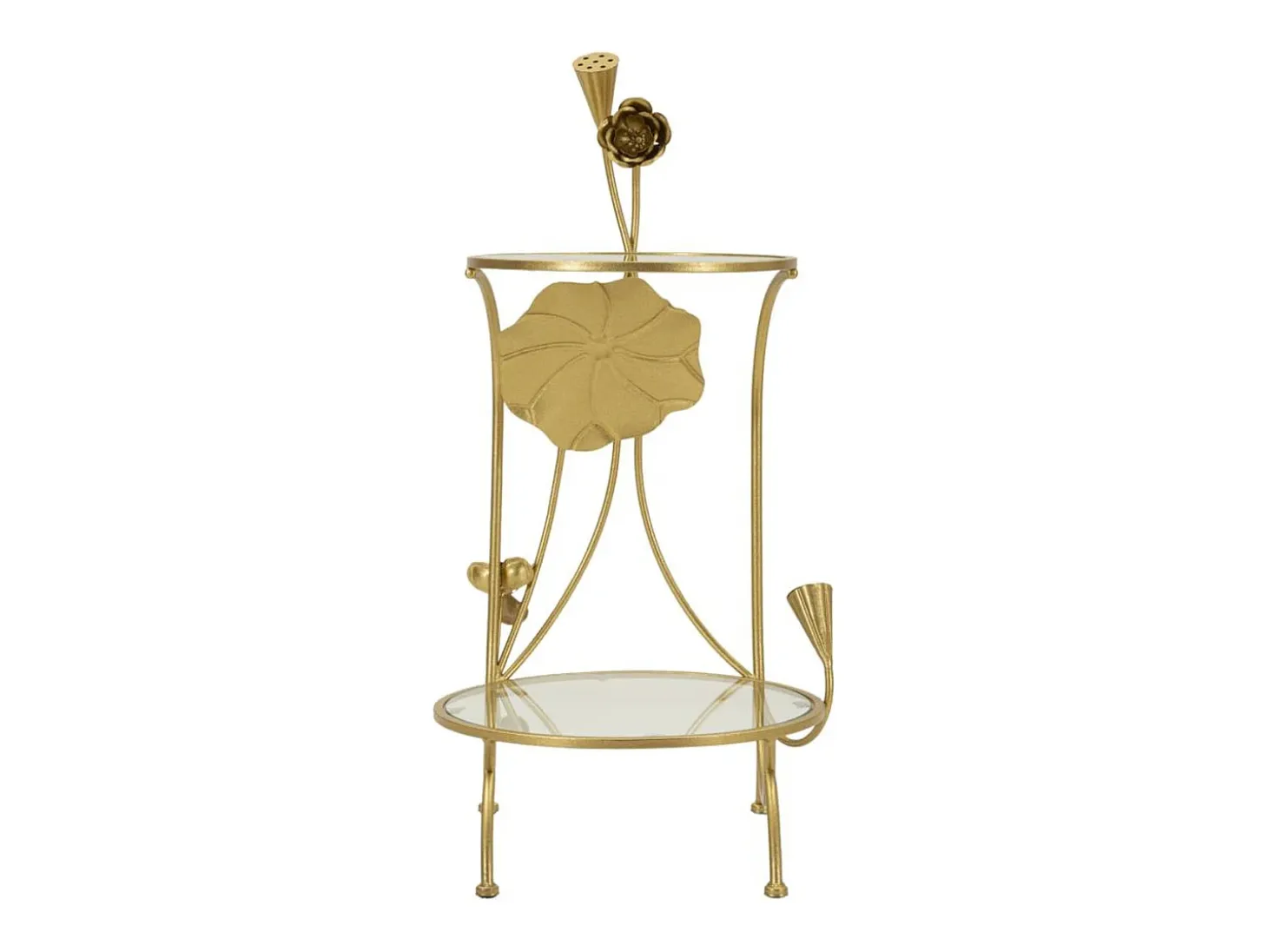 Mesa de Centro VKH803, Oro, 40x40x78 cm, Kendra Home