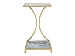 Mesa de Centro VKH543, Oro, 40x35x60 cm, Kendra Home