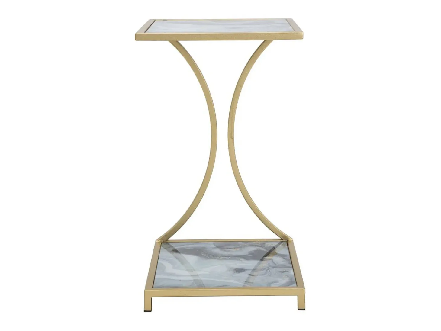 Mesa de Centro VKH543, Oro, 40x35x60 cm, Kendra Home