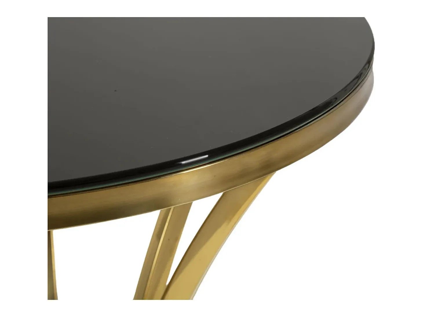 Mesa de Centro VKH879, Oro, 50x50x92 cm, Kendra Home