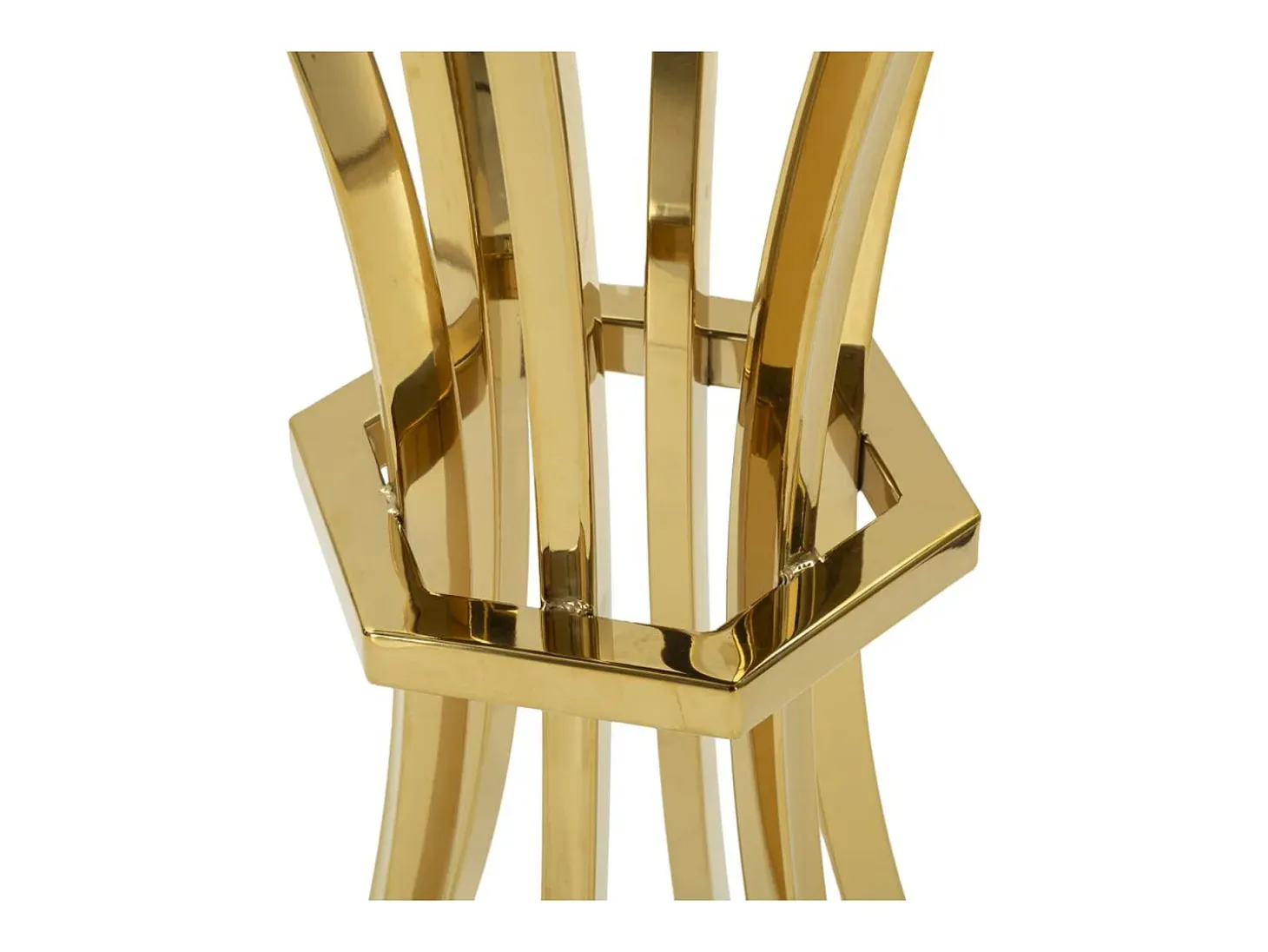 Mesa de Centro VKH879, Oro, 50x50x92 cm, Kendra Home
