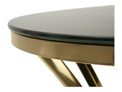 Mesa de Centro VKH879, Oro, 50x50x92 cm, Kendra Home