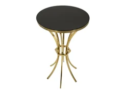 Mesa de Centro VKH879, Oro, 50x50x92 cm, Kendra Home