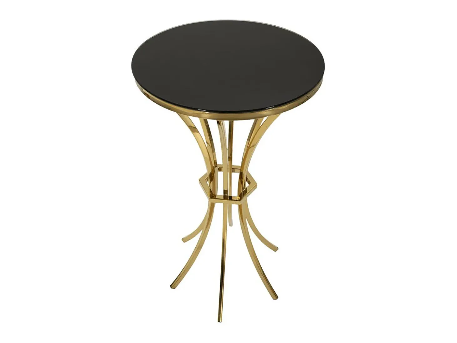 Mesa de Centro VKH879, Oro, 50x50x92 cm, Kendra Home