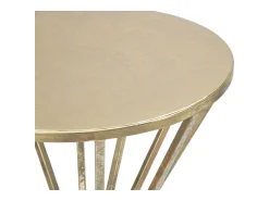 Mesa de Centro VKH519, Oro, 38x38x80 cm, Kendra Home