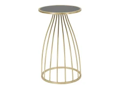 Mesa de Centro VKH548, Oro, 35x35x60 cm, Kendra Home