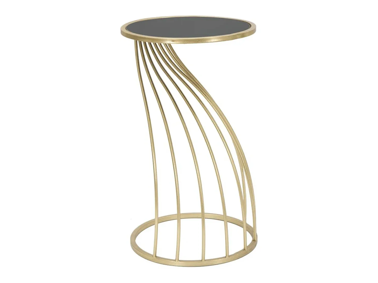Mesa de Centro VKH548, Oro, 35x35x60 cm, Kendra Home