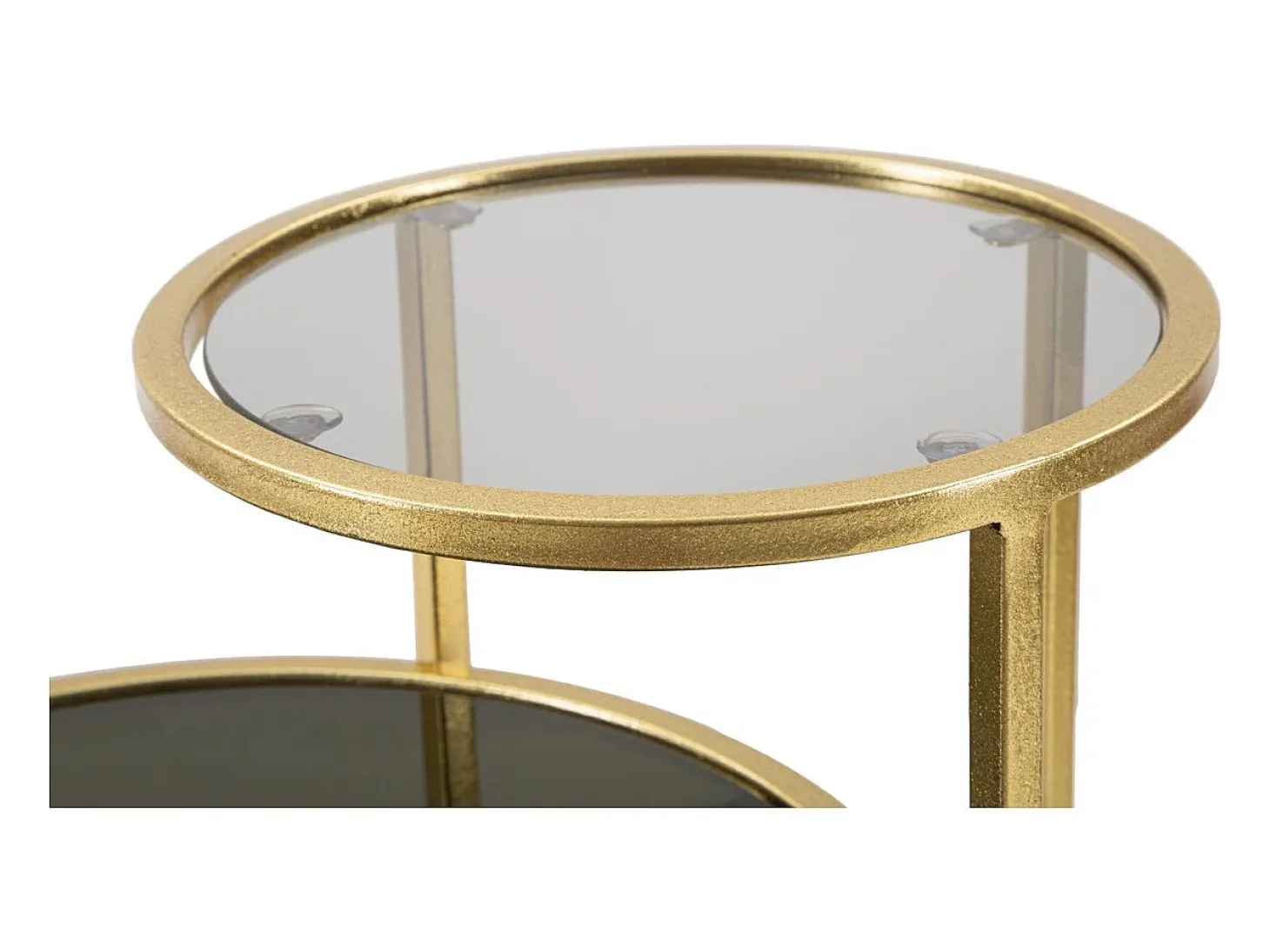 Mesa de Centro VKH570, Oro, 50x40x60,5 cm, Kendra Home
