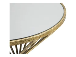 Mesa de Centro VKH549, Oro, 42x42x50 cm, Kendra Home