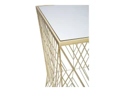 Mesa de Centro VKH594, Oro, 50x50x100 cm, Kendra Home